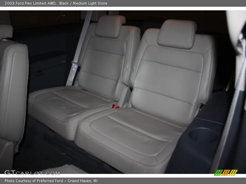 Black / Medium Light Stone 2009 Ford Flex Limited AWD