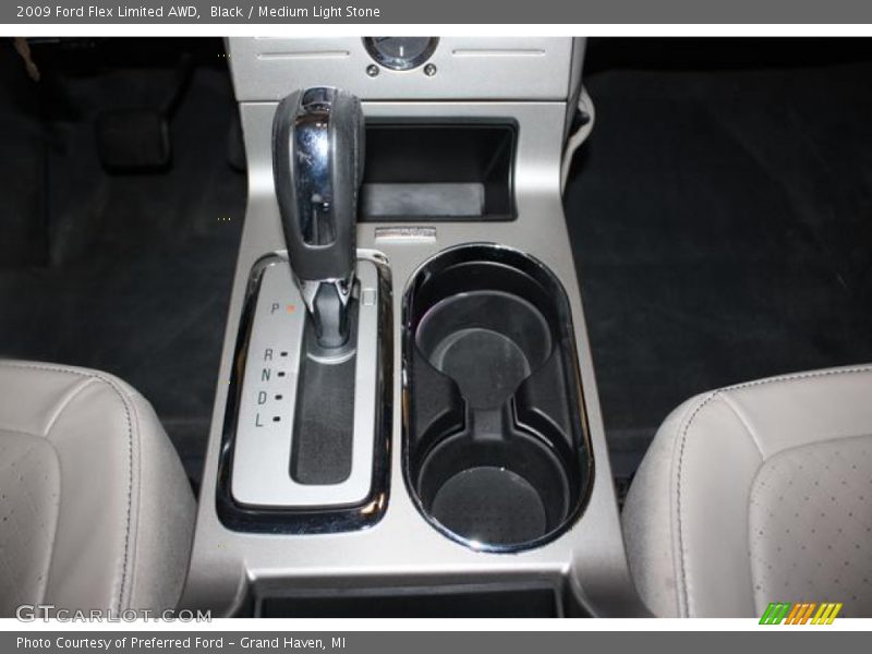 Black / Medium Light Stone 2009 Ford Flex Limited AWD