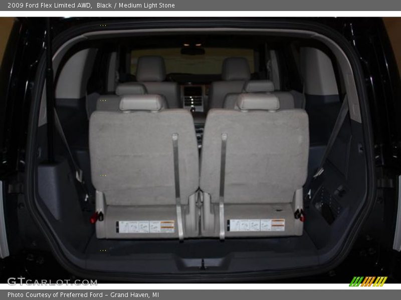 Black / Medium Light Stone 2009 Ford Flex Limited AWD