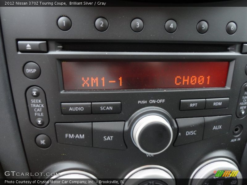 Controls of 2012 370Z Touring Coupe