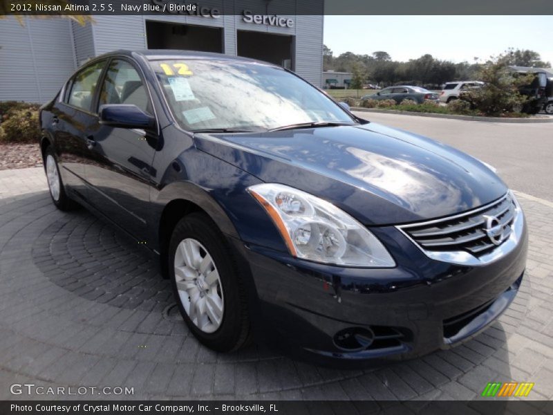 Navy Blue / Blonde 2012 Nissan Altima 2.5 S