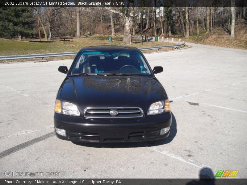 Black Granite Pearl / Gray 2002 Subaru Legacy GT Limited Sedan