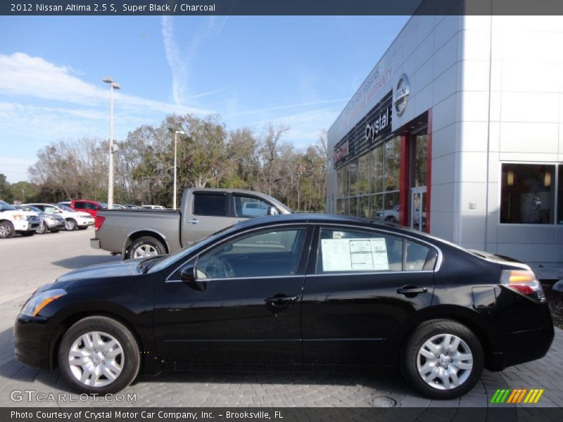 Super Black / Charcoal 2012 Nissan Altima 2.5 S