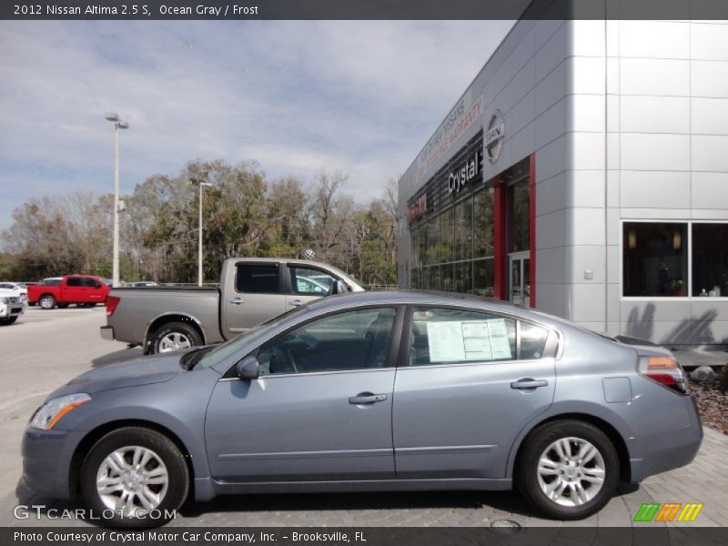 Ocean Gray / Frost 2012 Nissan Altima 2.5 S