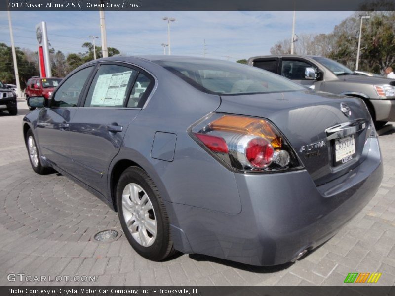 Ocean Gray / Frost 2012 Nissan Altima 2.5 S