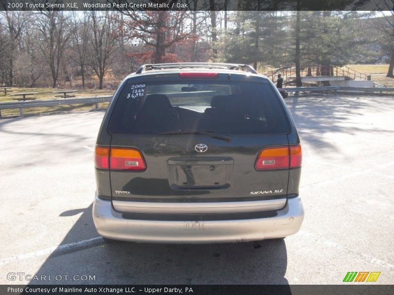 Woodland Pearl Green Metallic / Oak 2000 Toyota Sienna XLE