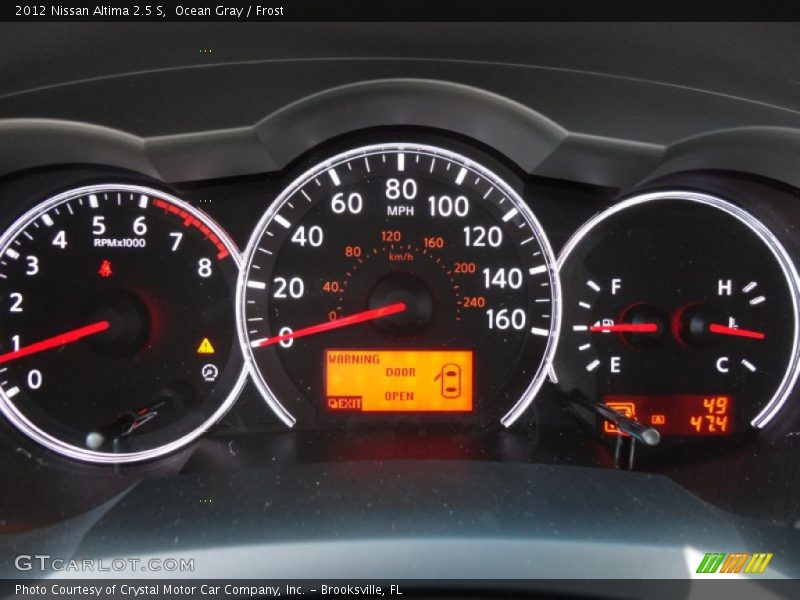 Ocean Gray / Frost 2012 Nissan Altima 2.5 S