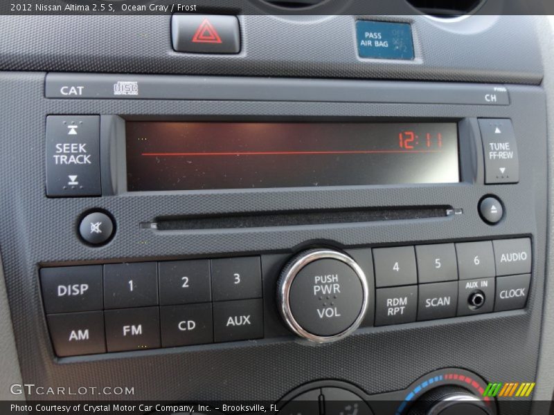 Ocean Gray / Frost 2012 Nissan Altima 2.5 S