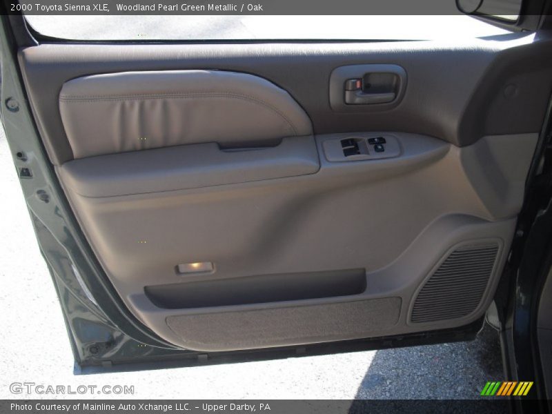 Woodland Pearl Green Metallic / Oak 2000 Toyota Sienna XLE
