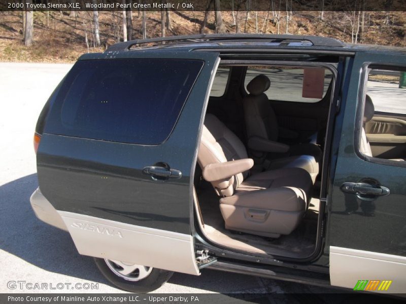 Woodland Pearl Green Metallic / Oak 2000 Toyota Sienna XLE