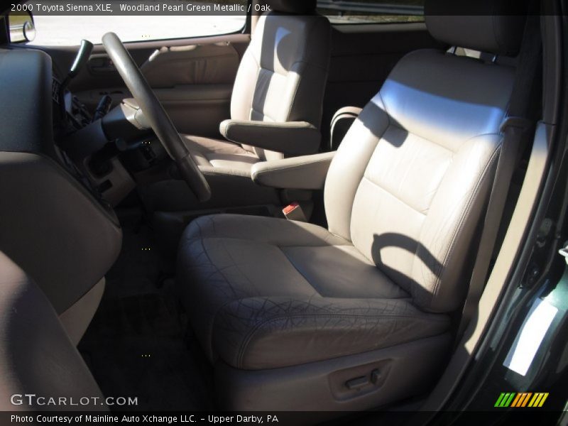 Woodland Pearl Green Metallic / Oak 2000 Toyota Sienna XLE