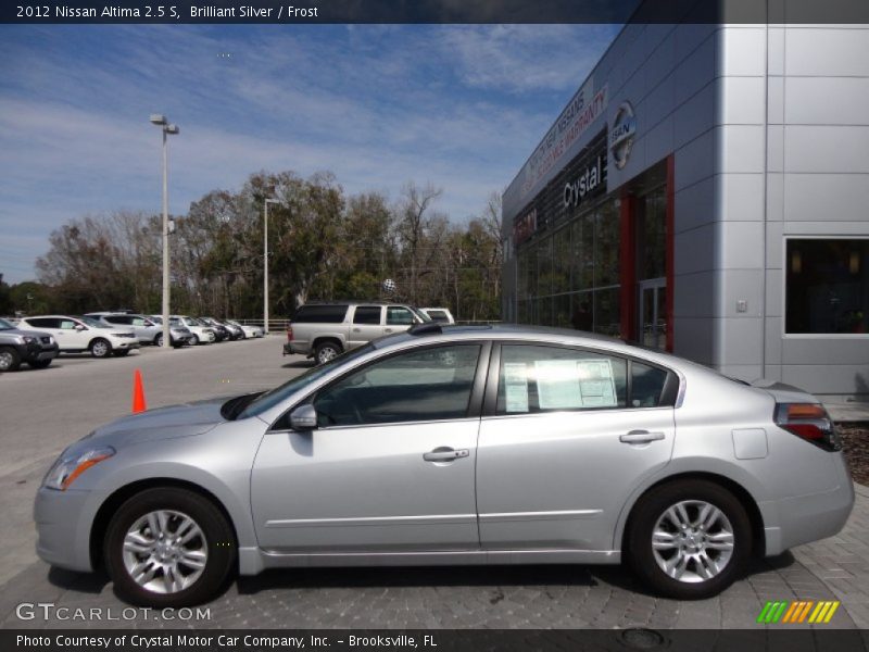 Brilliant Silver / Frost 2012 Nissan Altima 2.5 S