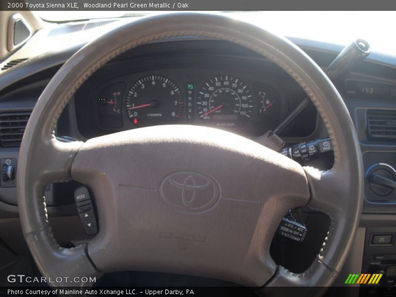 Woodland Pearl Green Metallic / Oak 2000 Toyota Sienna XLE