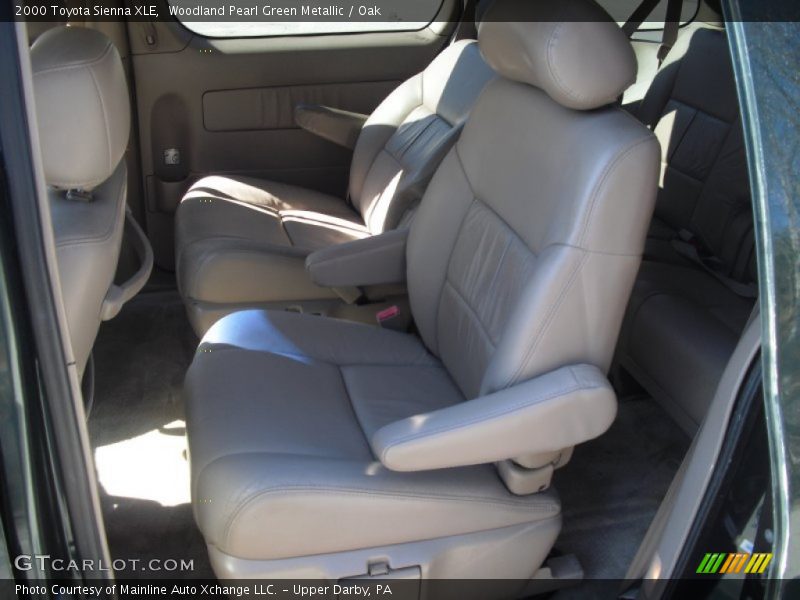 Woodland Pearl Green Metallic / Oak 2000 Toyota Sienna XLE