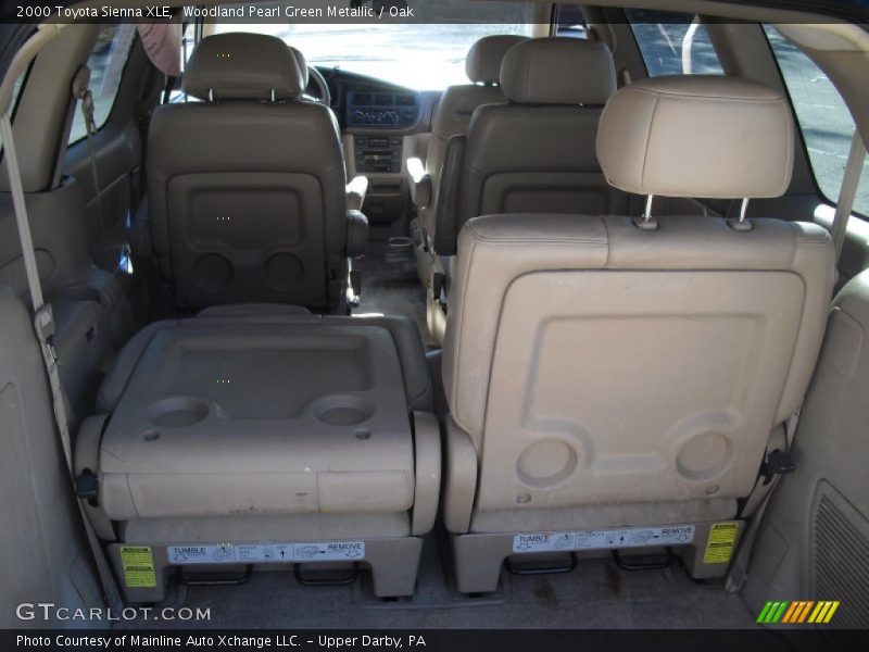 Woodland Pearl Green Metallic / Oak 2000 Toyota Sienna XLE
