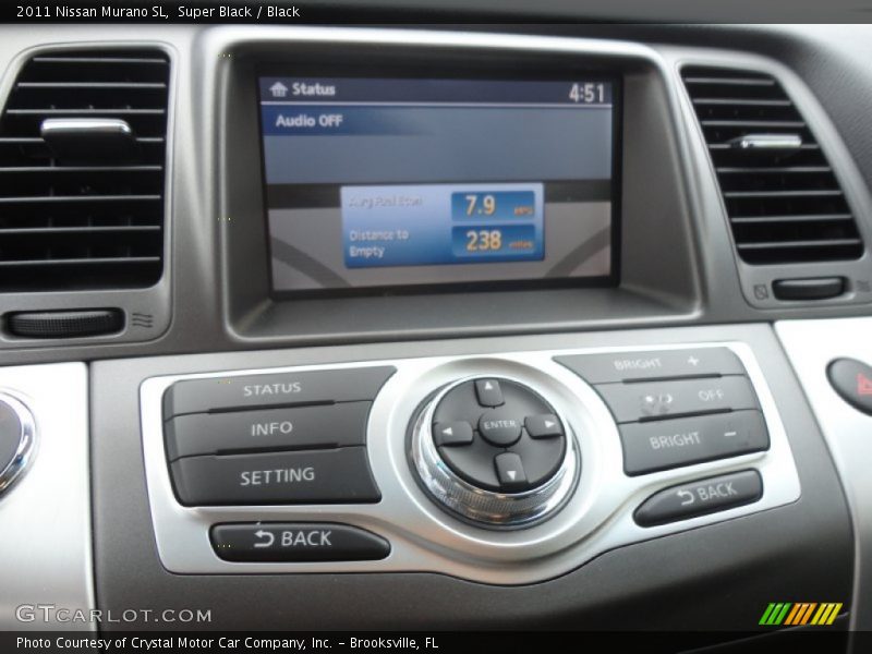 Super Black / Black 2011 Nissan Murano SL