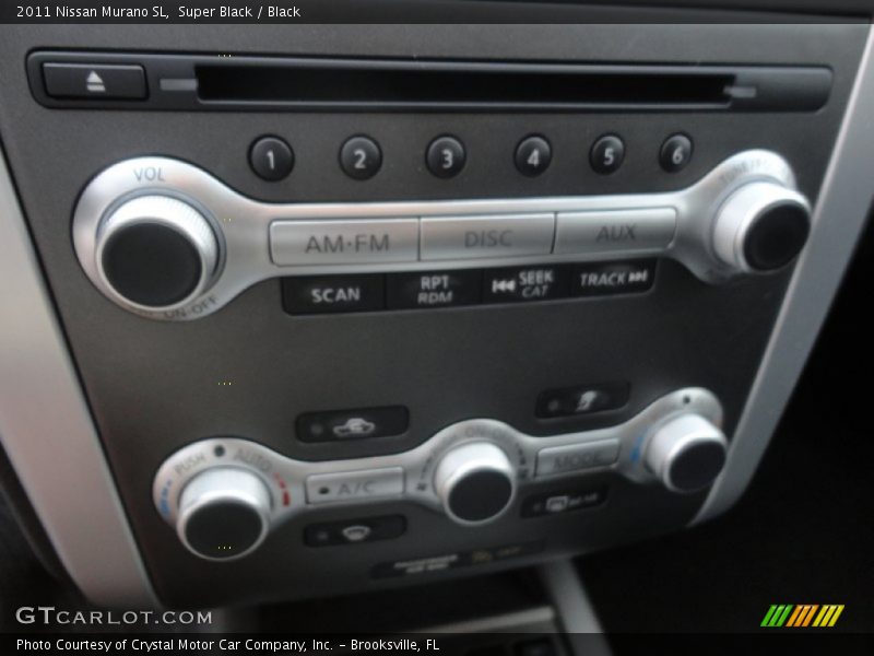 Super Black / Black 2011 Nissan Murano SL