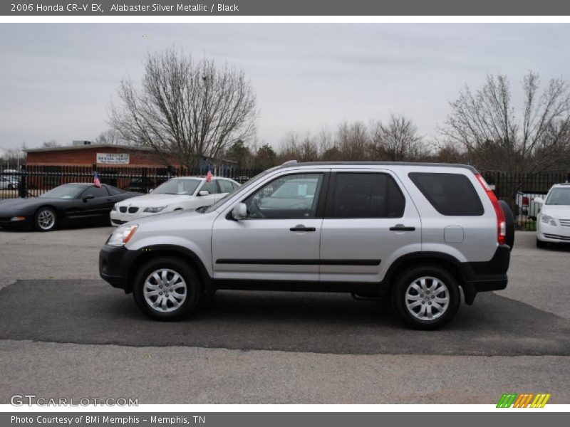 Alabaster Silver Metallic / Black 2006 Honda CR-V EX