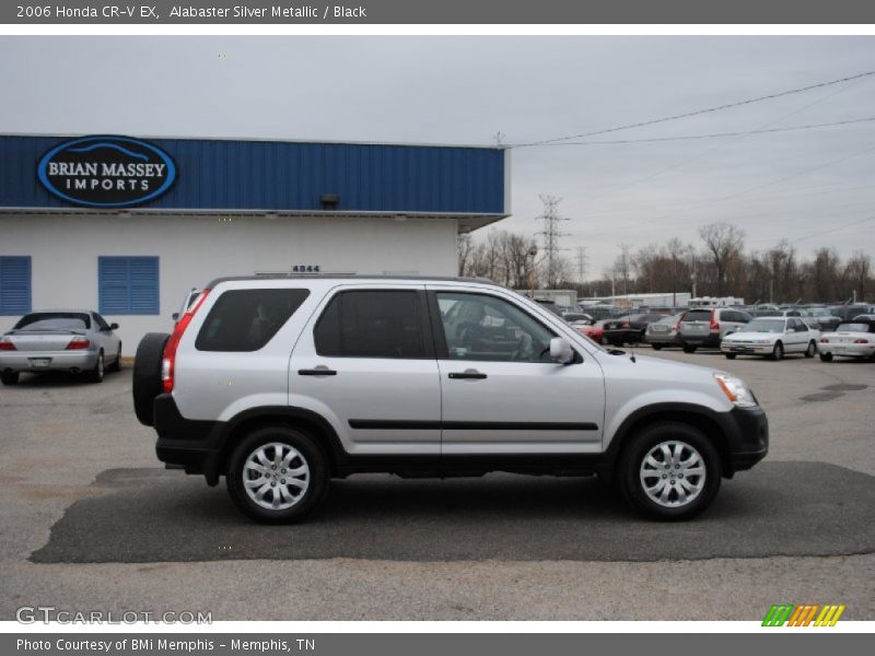 Alabaster Silver Metallic / Black 2006 Honda CR-V EX