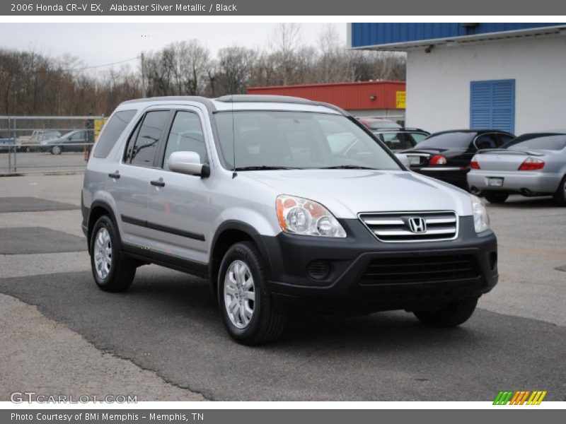 Alabaster Silver Metallic / Black 2006 Honda CR-V EX
