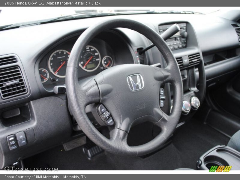 Alabaster Silver Metallic / Black 2006 Honda CR-V EX