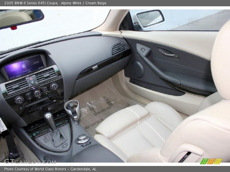 Alpine White / Cream Beige 2005 BMW 6 Series 645i Coupe