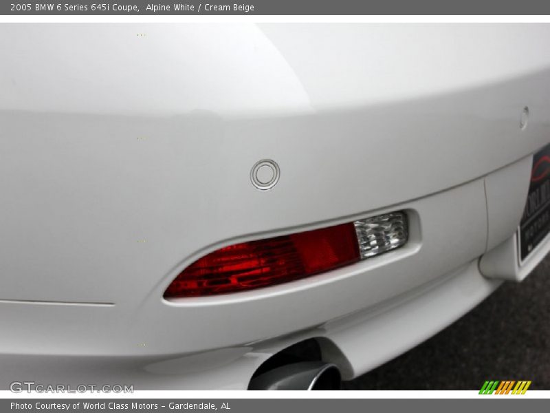 Alpine White / Cream Beige 2005 BMW 6 Series 645i Coupe