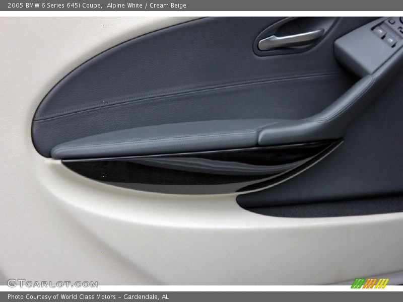 Alpine White / Cream Beige 2005 BMW 6 Series 645i Coupe