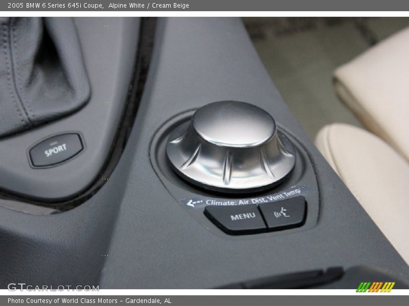 Controls of 2005 6 Series 645i Coupe