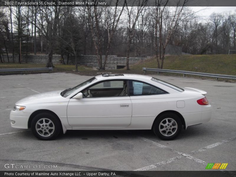 Diamond White Pearl / Ivory 2002 Toyota Solara SE Coupe