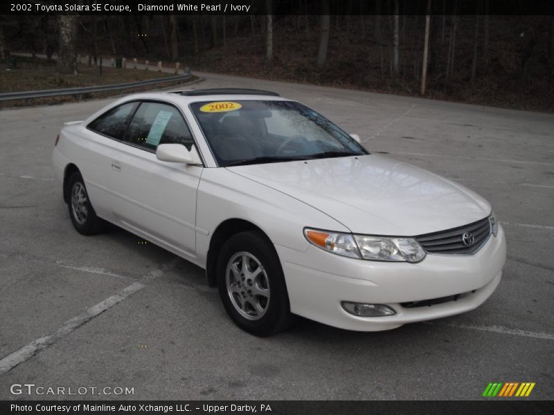 Diamond White Pearl / Ivory 2002 Toyota Solara SE Coupe