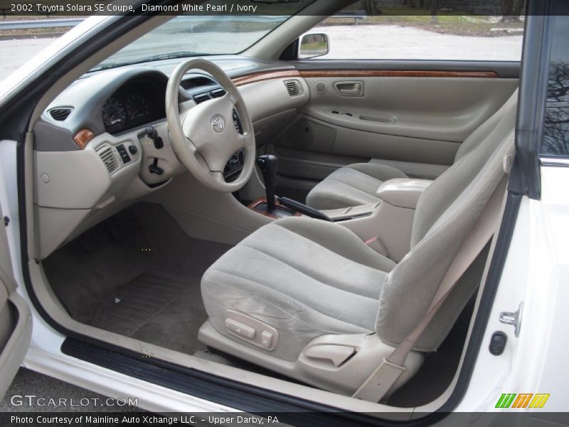 Diamond White Pearl / Ivory 2002 Toyota Solara SE Coupe