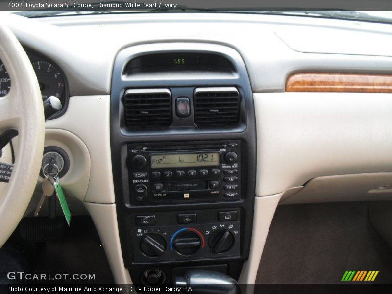 Diamond White Pearl / Ivory 2002 Toyota Solara SE Coupe