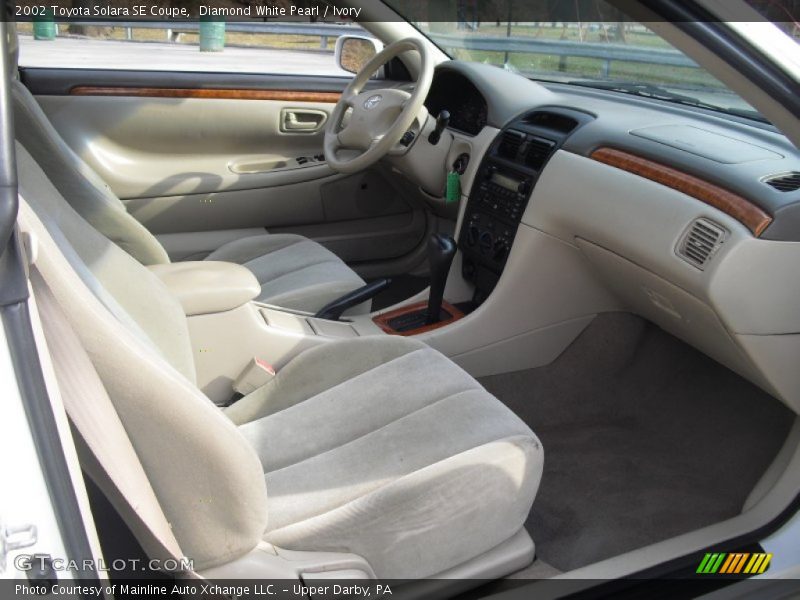 Diamond White Pearl / Ivory 2002 Toyota Solara SE Coupe