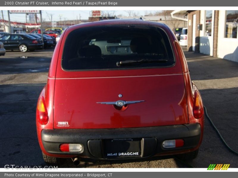 Inferno Red Pearl / Taupe/Pearl Beige 2003 Chrysler PT Cruiser