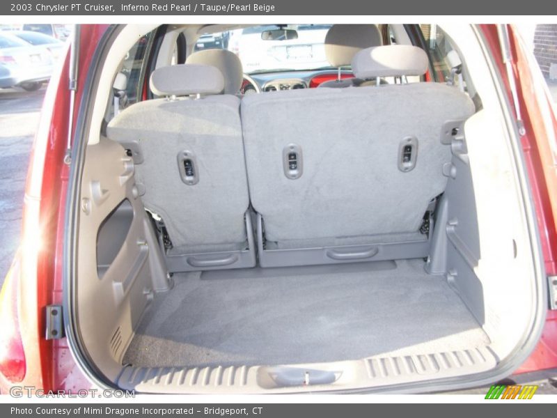 Inferno Red Pearl / Taupe/Pearl Beige 2003 Chrysler PT Cruiser