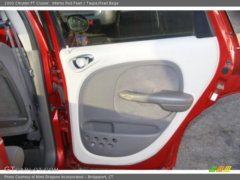Inferno Red Pearl / Taupe/Pearl Beige 2003 Chrysler PT Cruiser