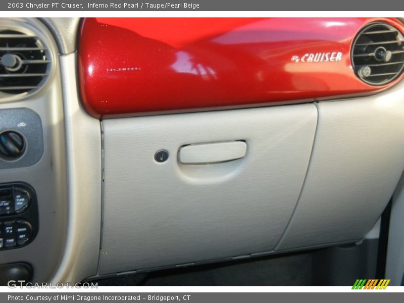 Inferno Red Pearl / Taupe/Pearl Beige 2003 Chrysler PT Cruiser