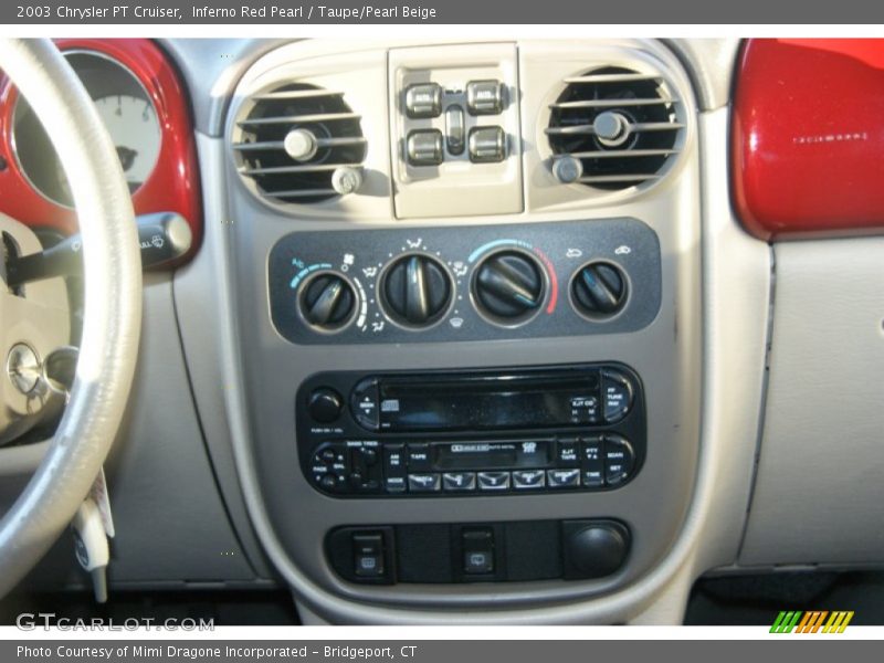Inferno Red Pearl / Taupe/Pearl Beige 2003 Chrysler PT Cruiser