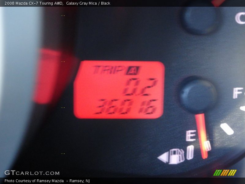 Galaxy Gray Mica / Black 2008 Mazda CX-7 Touring AWD