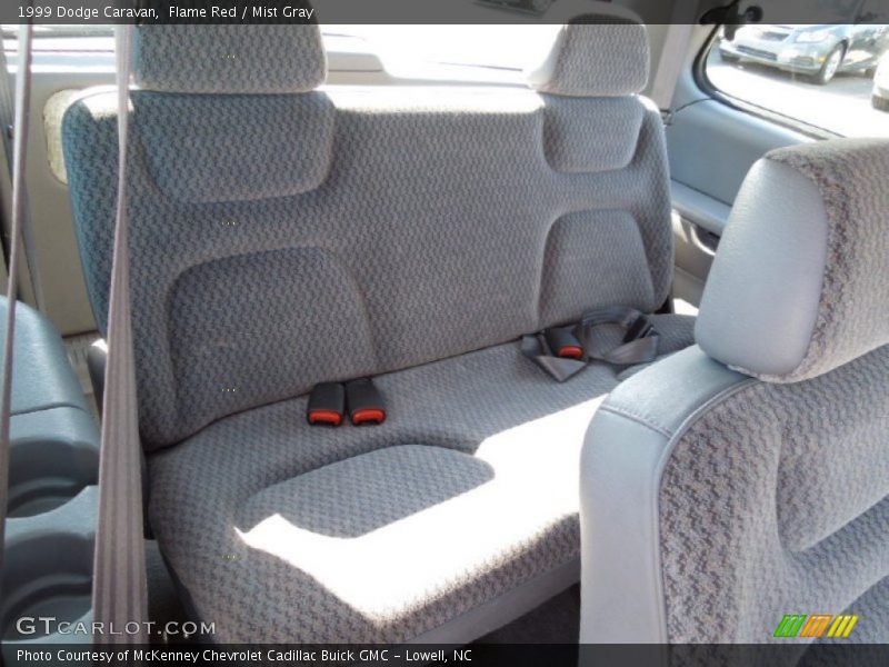 Flame Red / Mist Gray 1999 Dodge Caravan