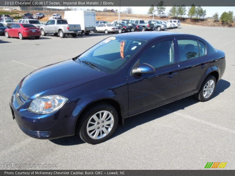 Imperial Blue Metallic / Ebony 2010 Chevrolet Cobalt LT Sedan