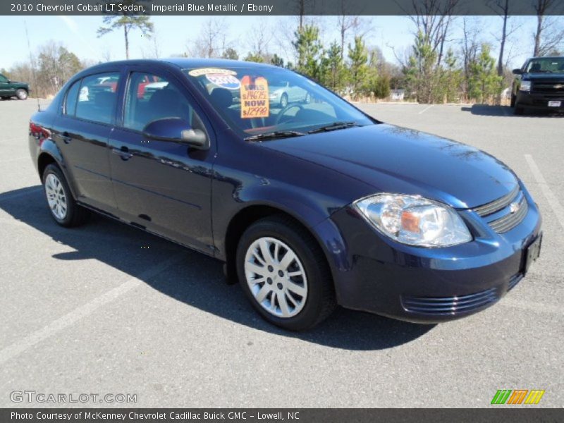 Imperial Blue Metallic / Ebony 2010 Chevrolet Cobalt LT Sedan