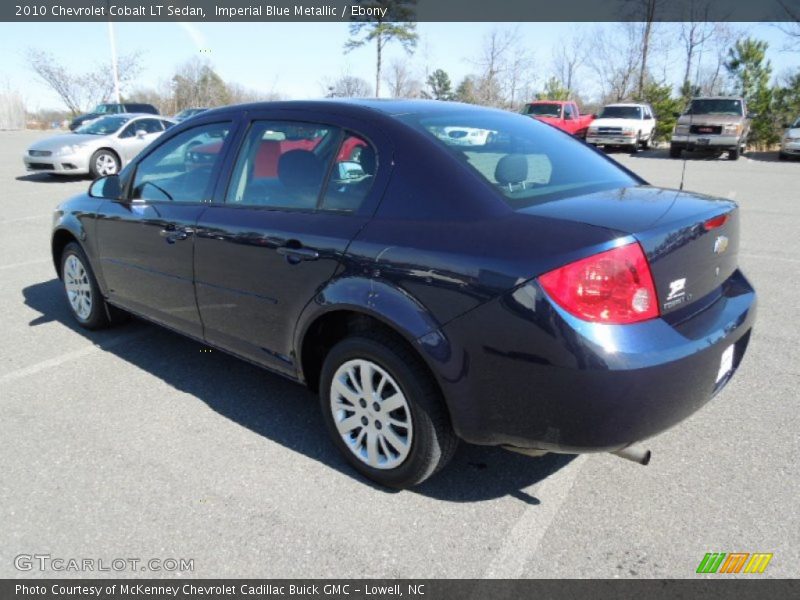 Imperial Blue Metallic / Ebony 2010 Chevrolet Cobalt LT Sedan