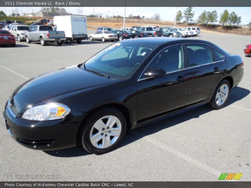 Black / Ebony 2011 Chevrolet Impala LS