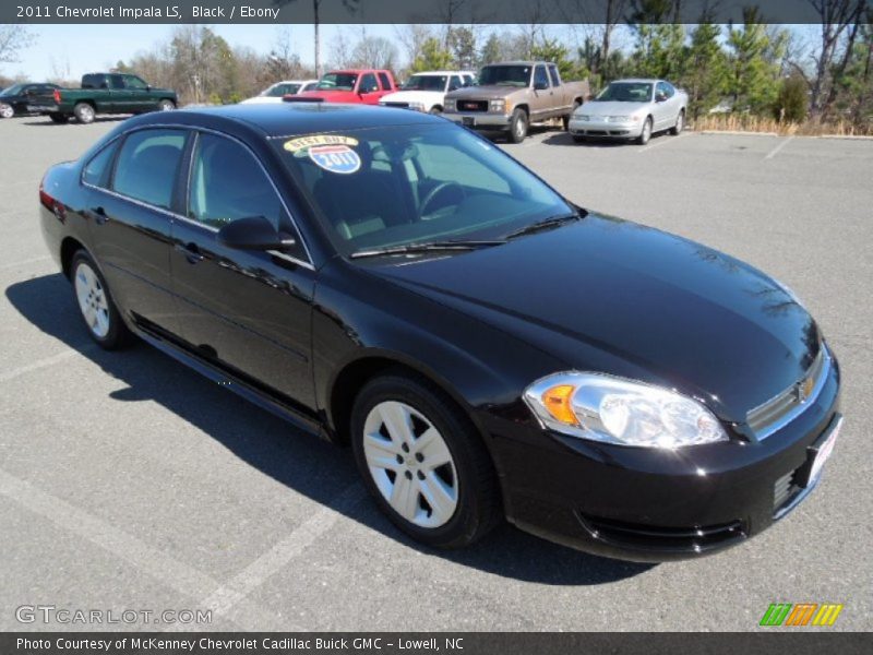Black / Ebony 2011 Chevrolet Impala LS