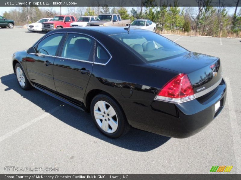 Black / Ebony 2011 Chevrolet Impala LS