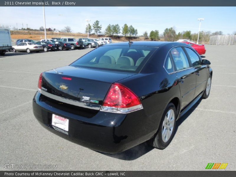 Black / Ebony 2011 Chevrolet Impala LS