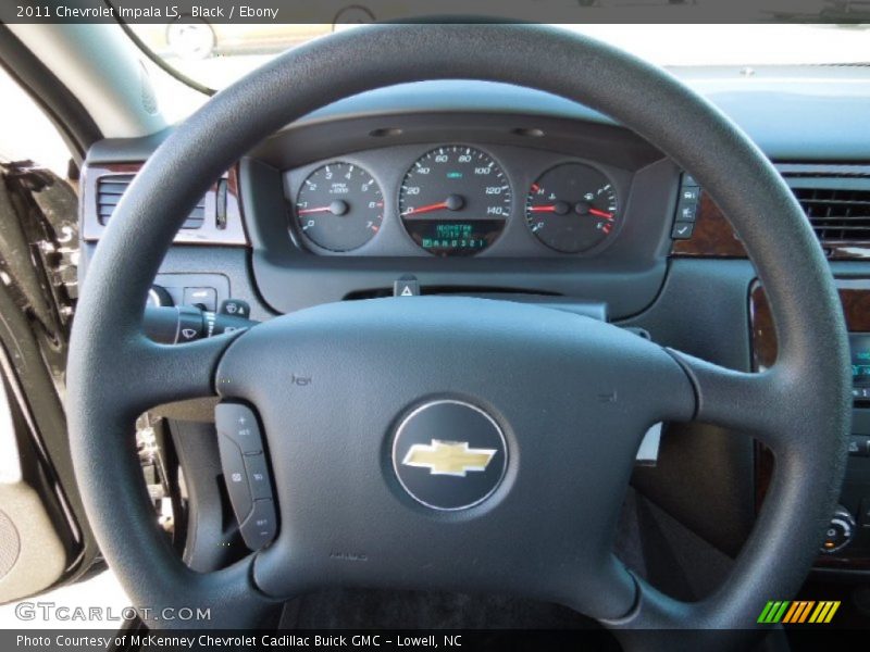 Black / Ebony 2011 Chevrolet Impala LS