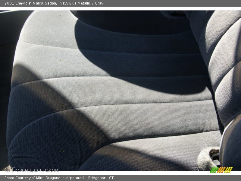 Navy Blue Metallic / Gray 2001 Chevrolet Malibu Sedan